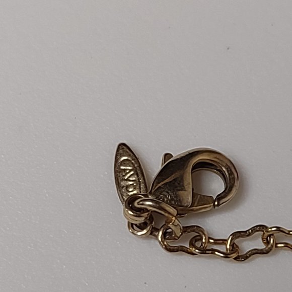 Pretty Gold Tone With Purple And Clear Stones Avon Flower Anklet Or Bracelet - Picture 7 of 8